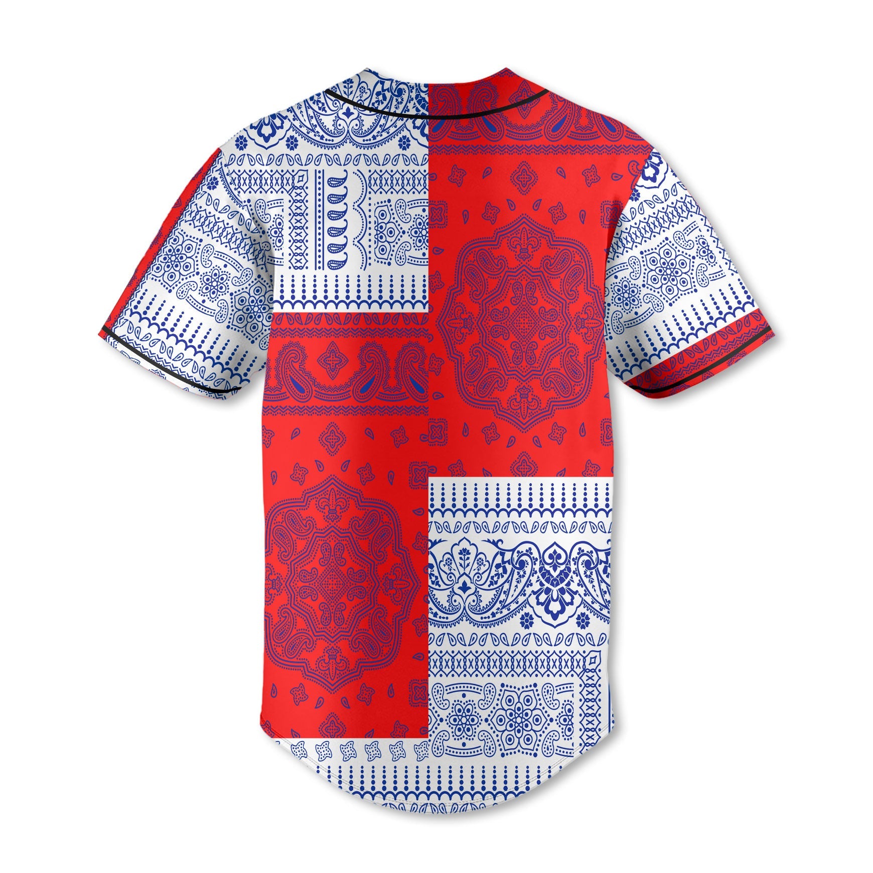 Slovenia Baseball Jersey Flag And Paisley Basic Style 3