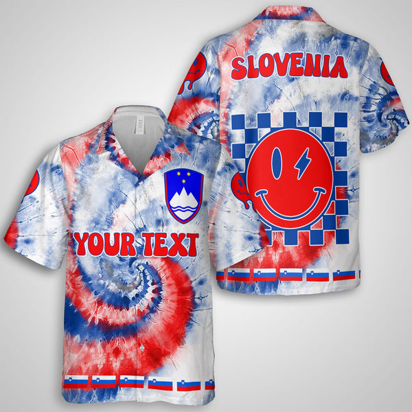 Slovenia Hawaiian Shirt Custom Tie Dye Style 1