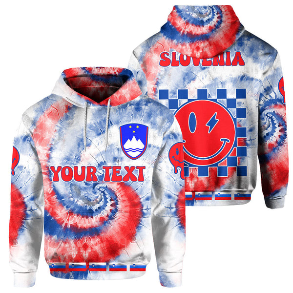 Slovenia Hoodie Custom Tie Dye Style 1