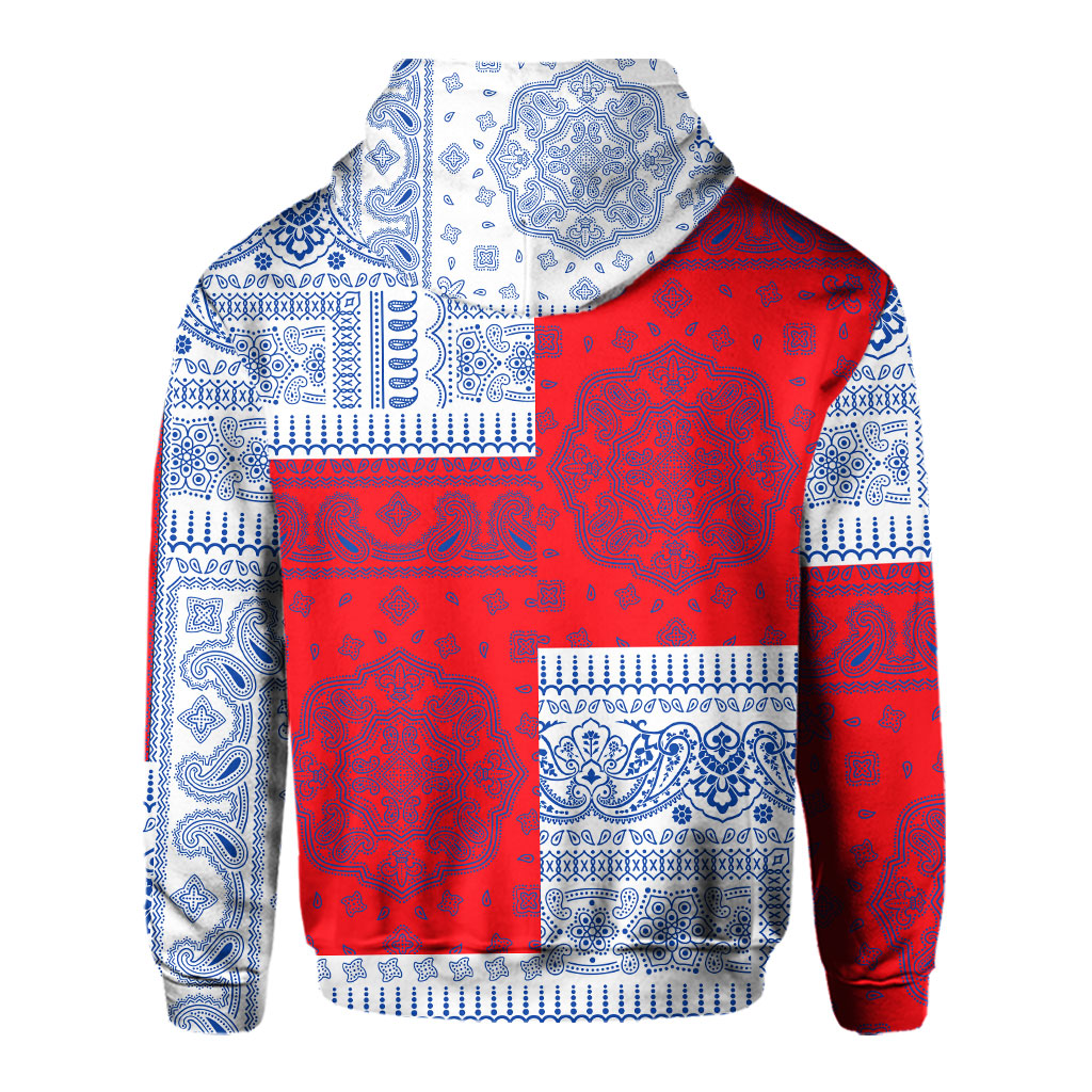 Slovenia Hoodie Flag And Paisley Basic Style 3