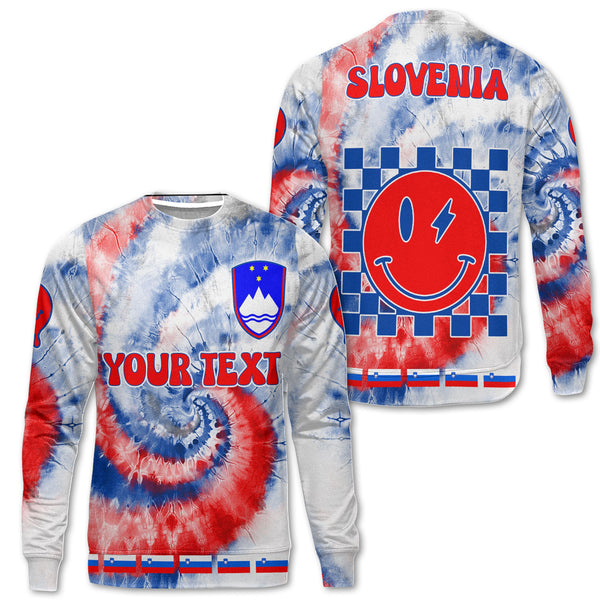 Slovenia Sweatshirt Custom Tie Dye Style 1