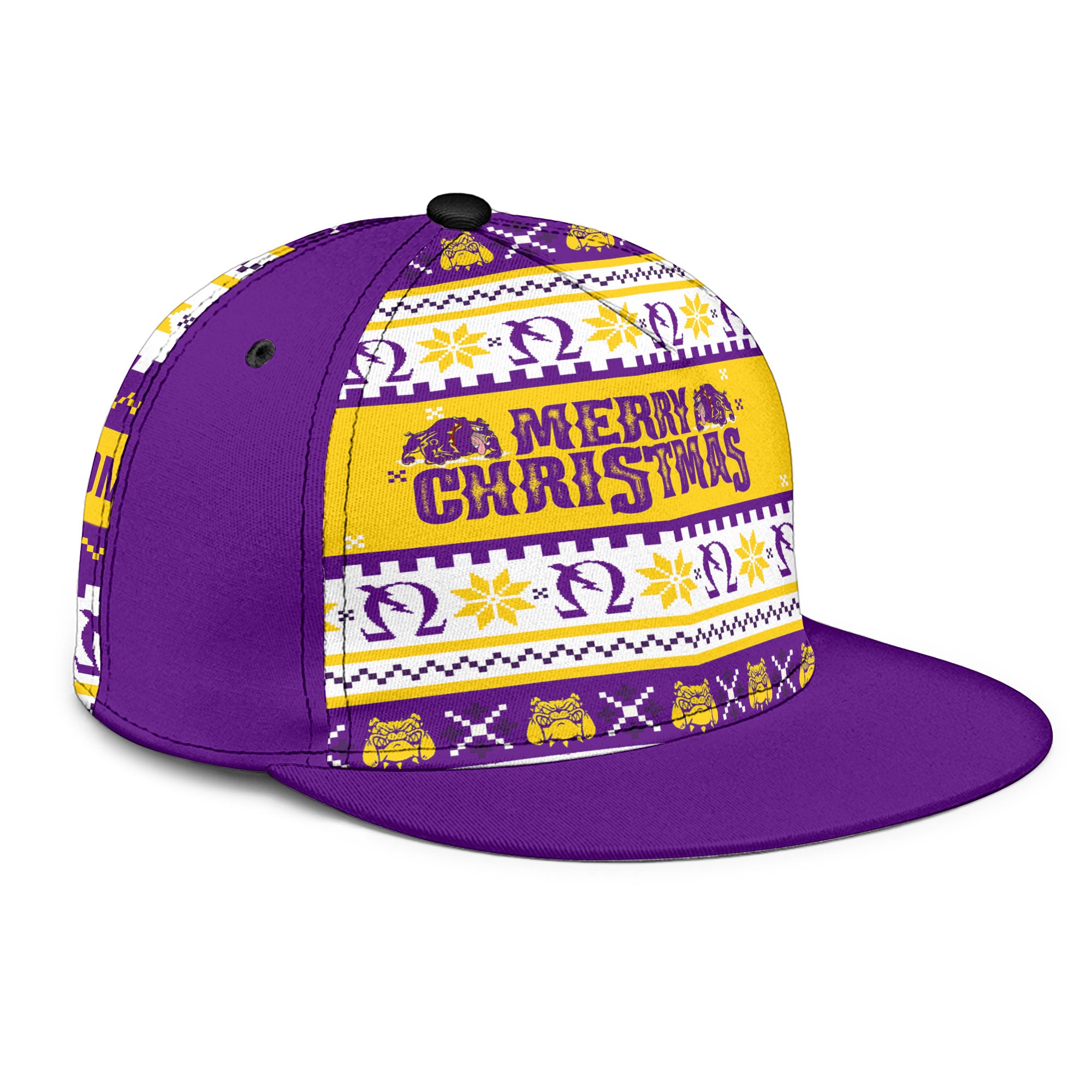 Fraternity Hat - OPP Christmas Bulldog Snapback Hat