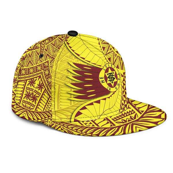 Tonga High School Snapback Hat Tonga Golden Style