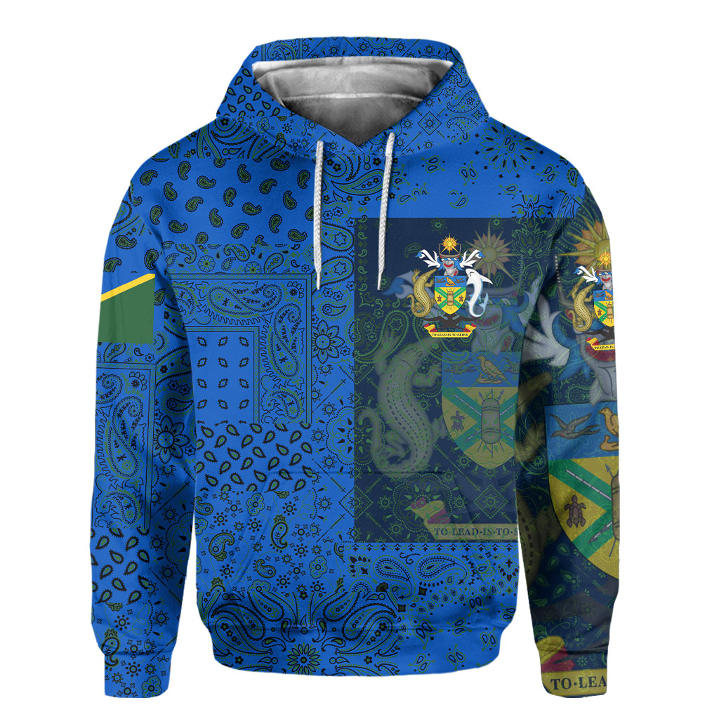 Solomon Islands Hoodie Paisley Flag And Skull Style 2