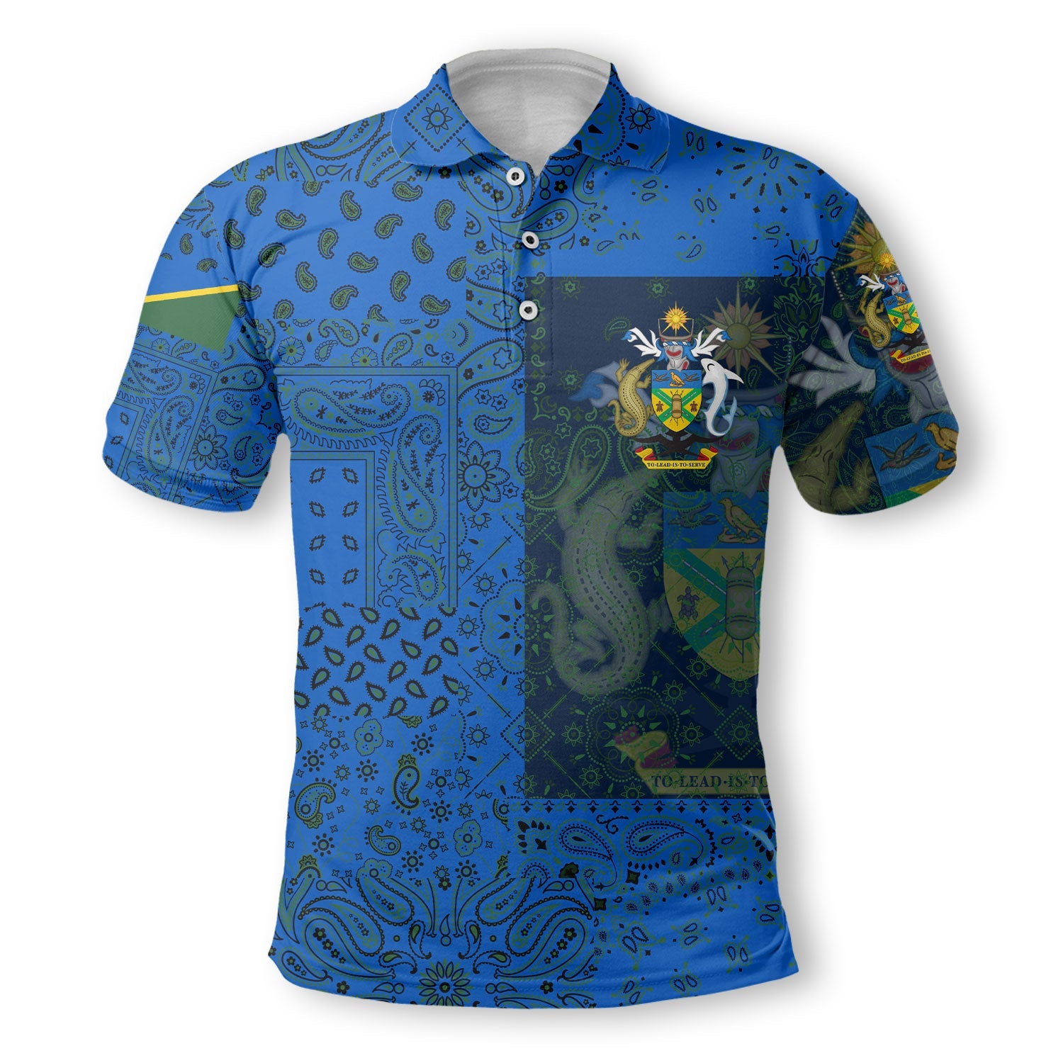 Solomon Islands Polo Shirt Paisley Flag And Skull Style 2