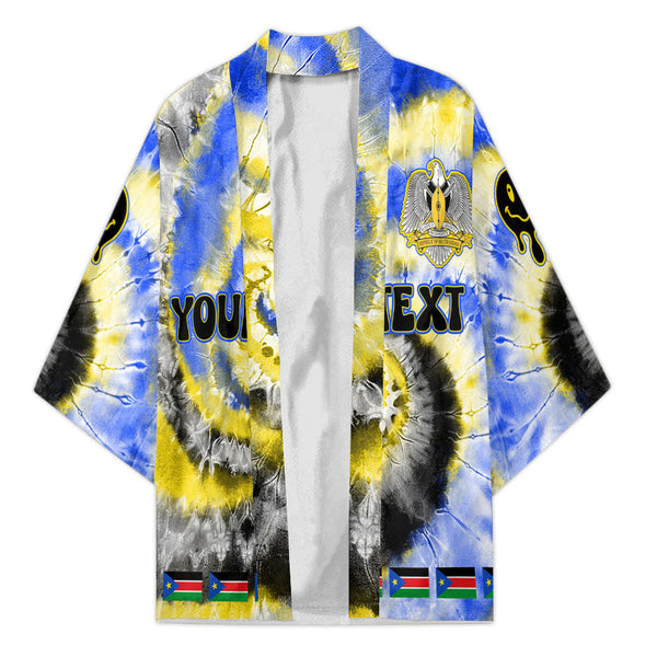 South Sudan Kimono Custom Tie Dye Style 1