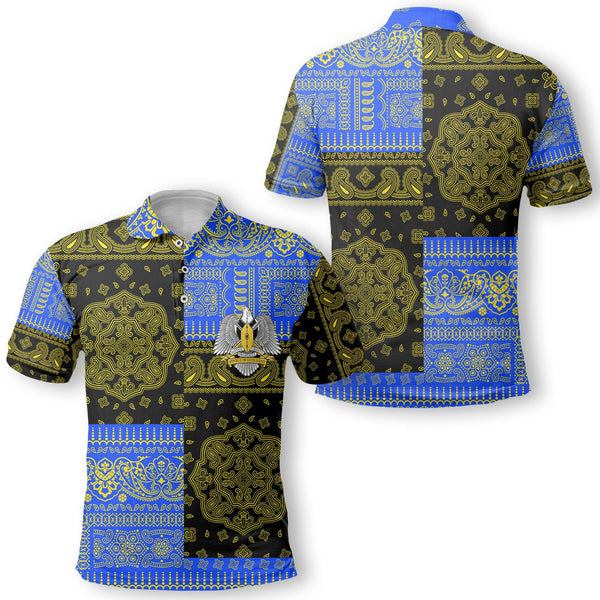 South Sudan Polo Shirt Flag And Paisley Basic Style 1