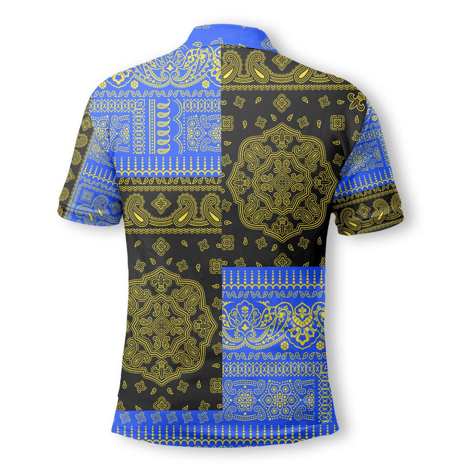 South Sudan Polo Shirt Flag And Paisley Basic Style 3