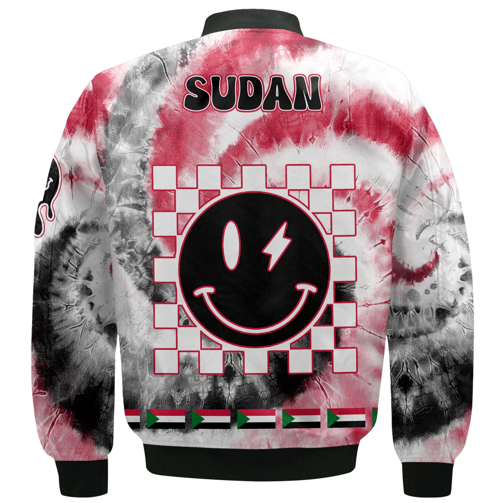 Sudan Bomber Jacket Custom Tie Dye Style 3