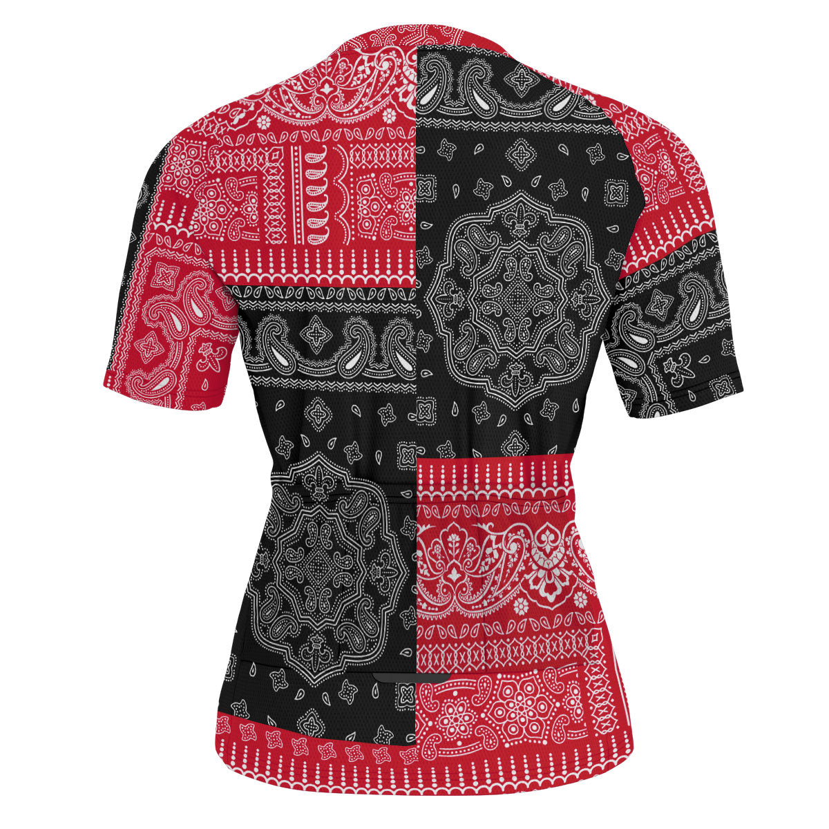 Sudan Men Cycling Jersey Flag And Paisley Basic Style 3