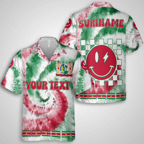 Suriname Hawaiian Shirt Custom Tie Dye Style 1