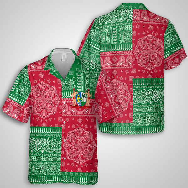 Suriname Hawaiian Shirt Flag And Paisley Basic Style 1