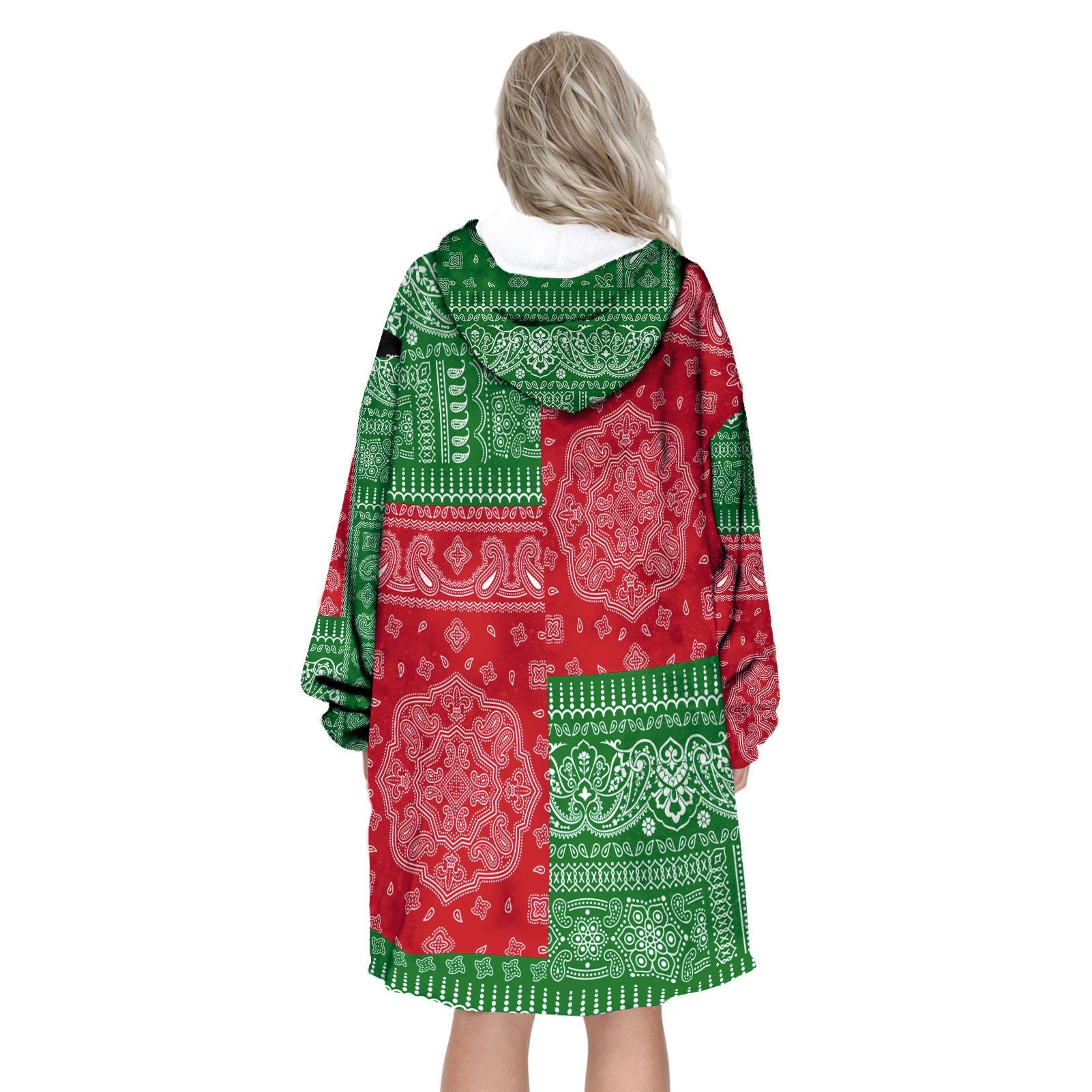 Suriname Hoodie Blanket Flag And Paisley Basic Style 3