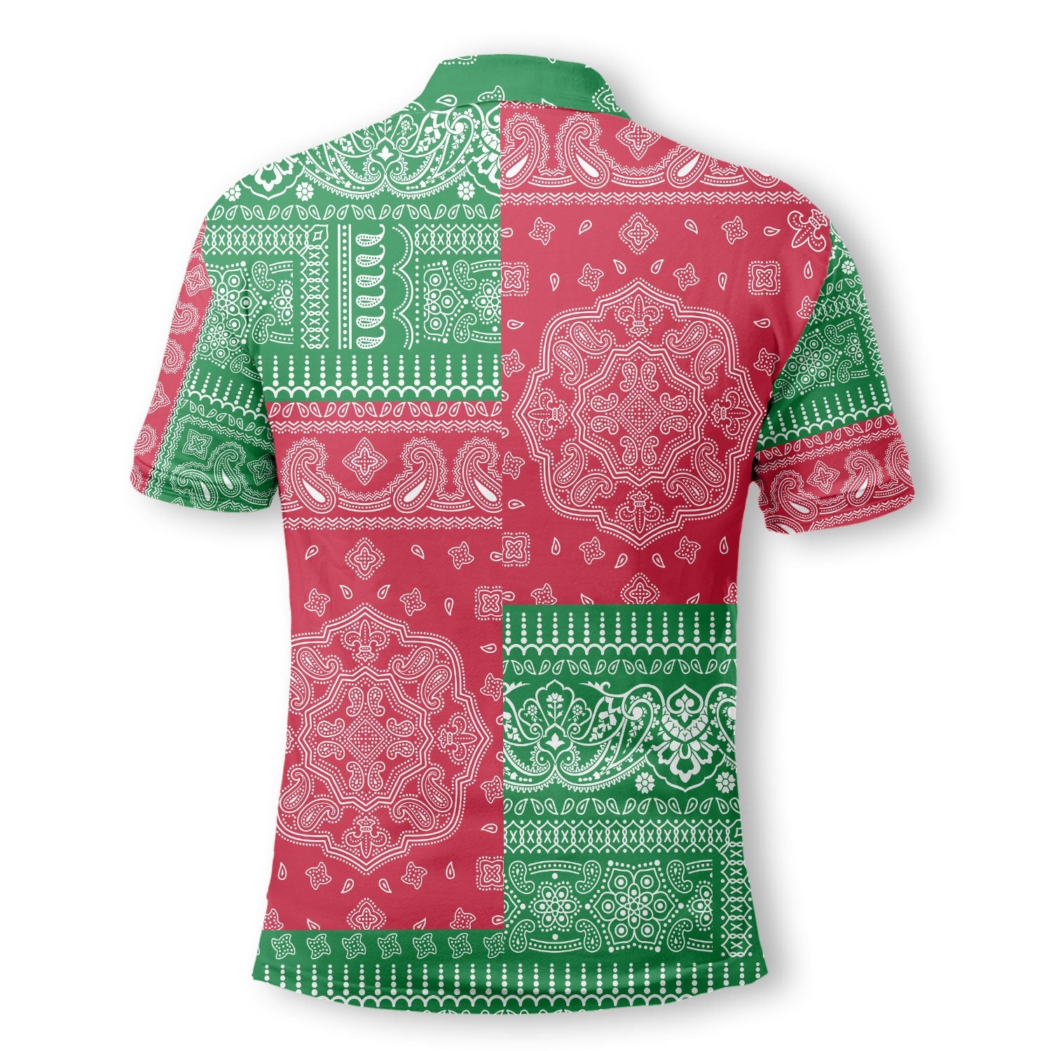 Suriname Polo Shirt Flag And Paisley Basic Style 3