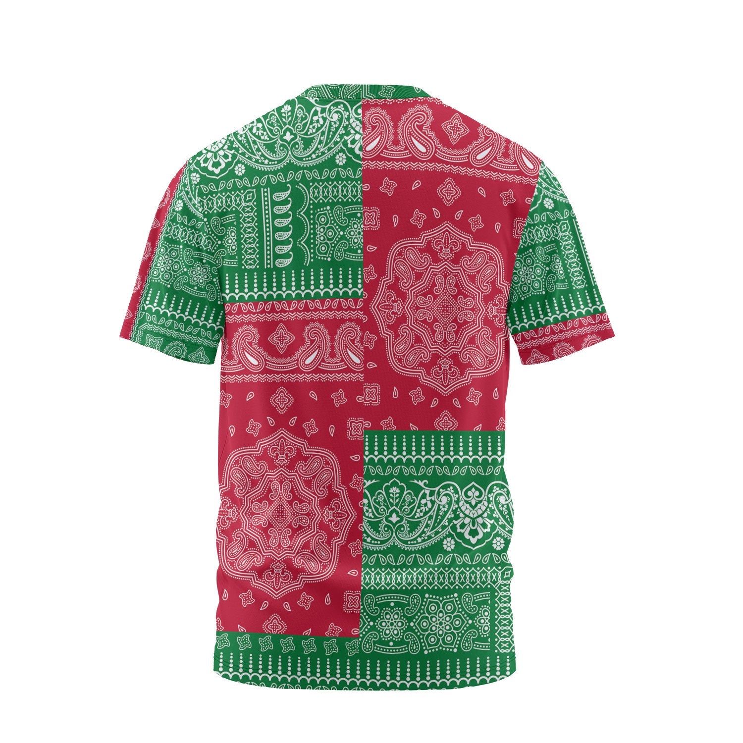 Suriname T Shirt Flag And Paisley Basic Style 3