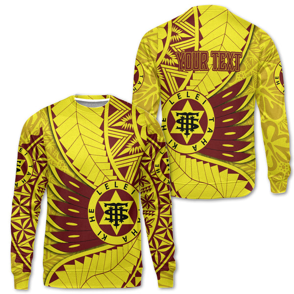 Custom Tonga High School Sweatshirt Tonga Golden Style