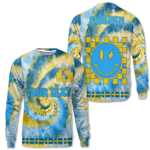 Sweden Sweatshirt Custom Tie Dye Style 1