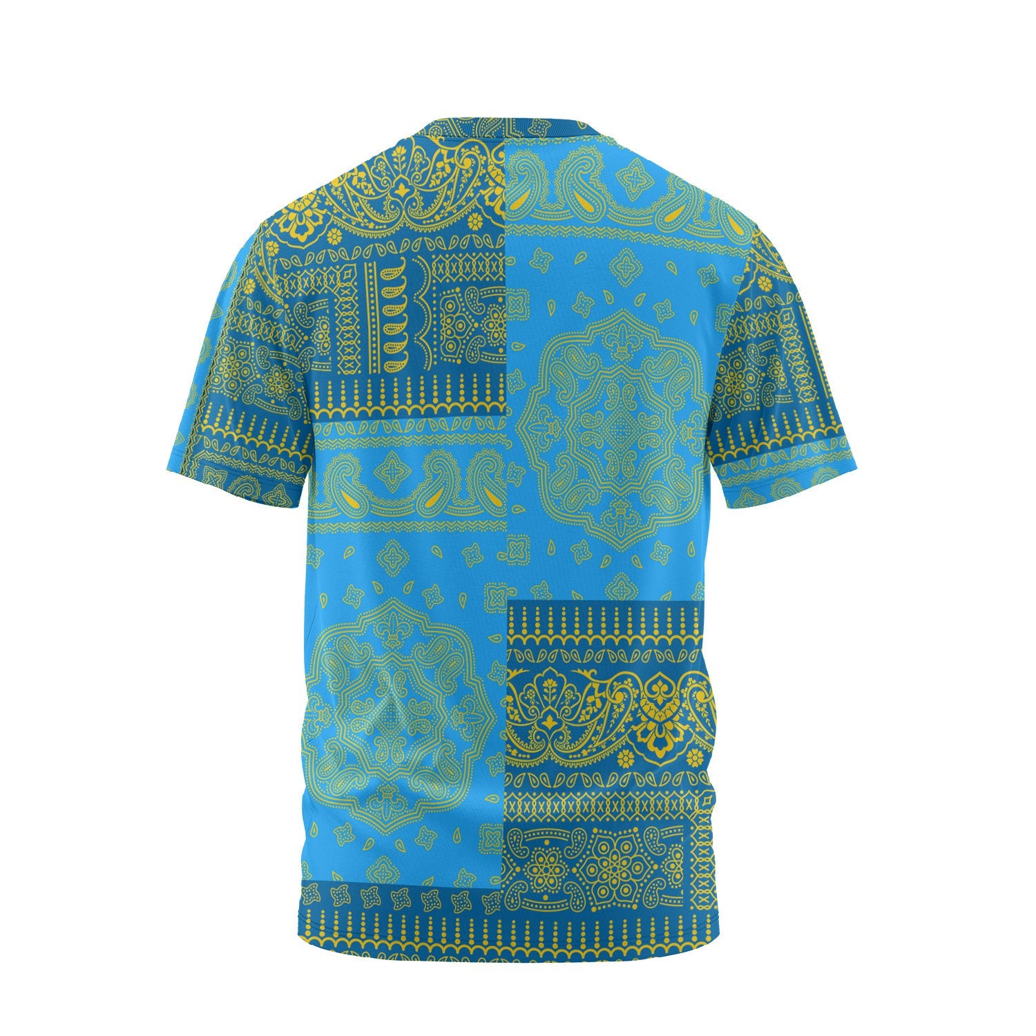 Sweden T Shirt Flag And Paisley Basic Style 3