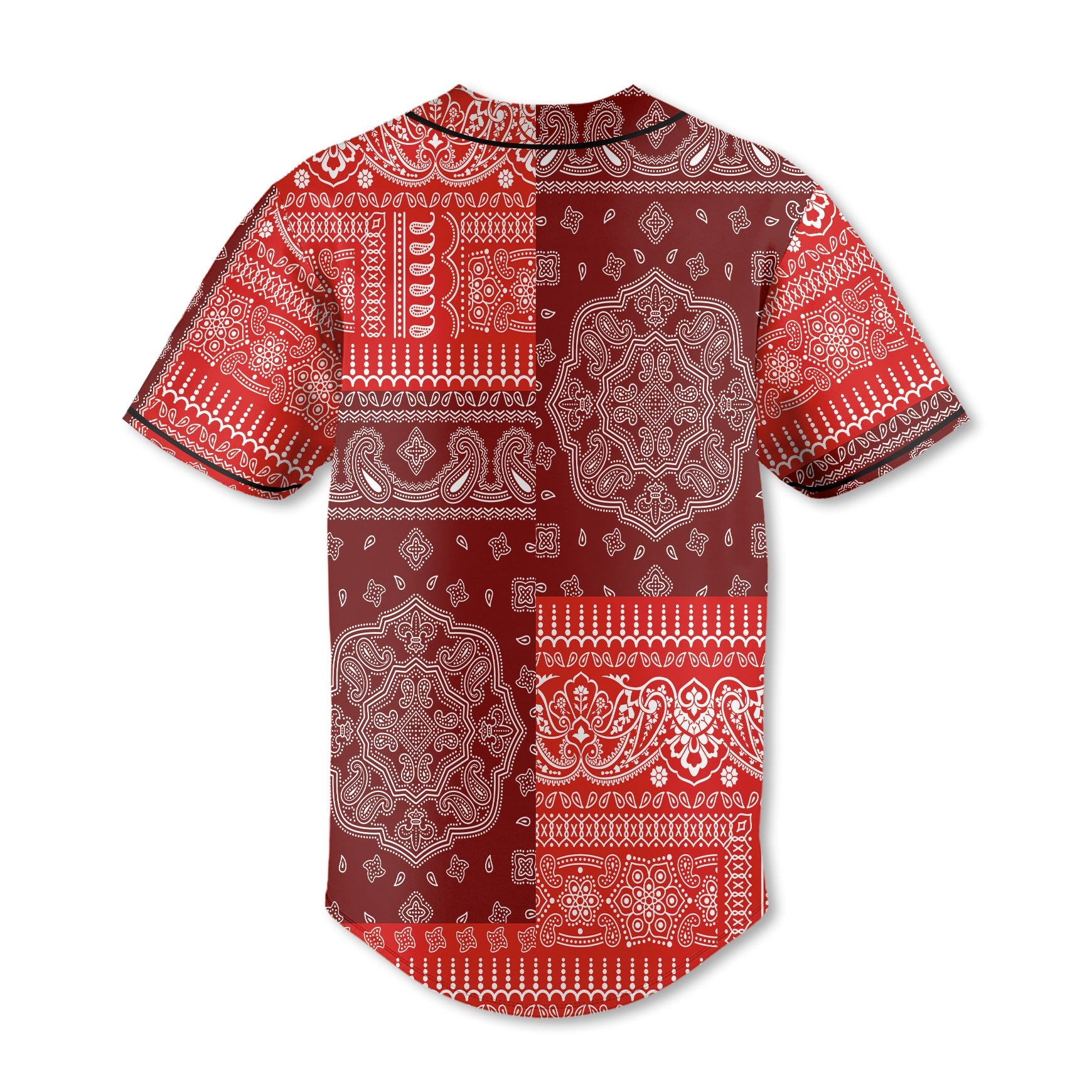 Switzerland Baseball Jersey Flag And Paisley Basic Style 3