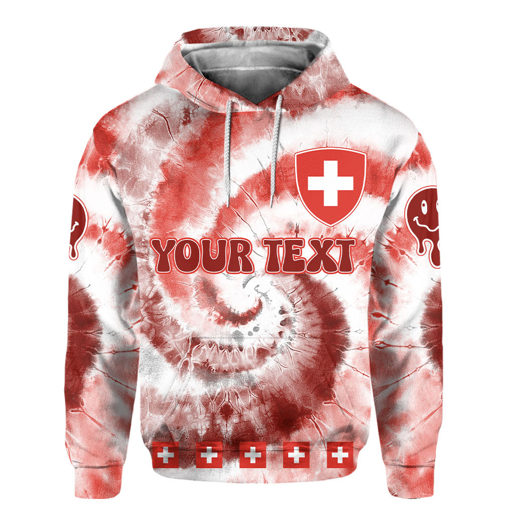 Switzerland Hoodie Custom Tie Dye Style 2