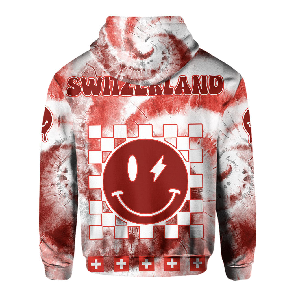 Switzerland Hoodie Custom Tie Dye Style 3