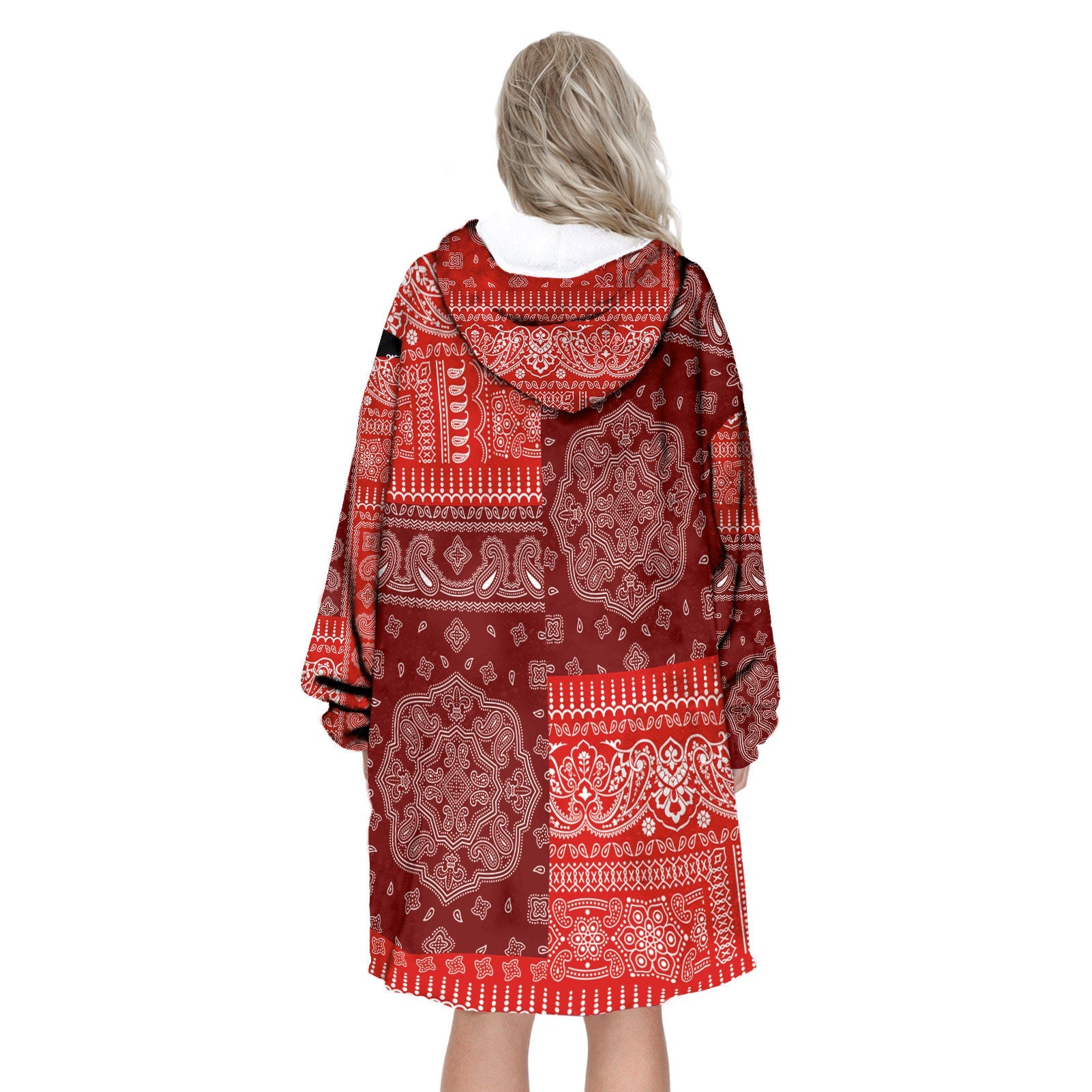 Switzerland Hoodie Blanket Flag And Paisley Basic Style 3