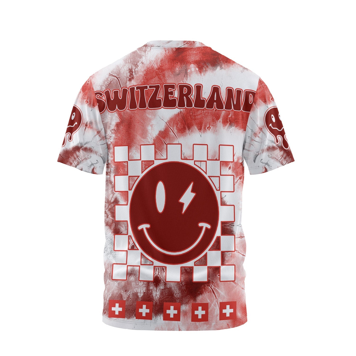 Switzerland T Shirt Custom Tie Dye Style 2