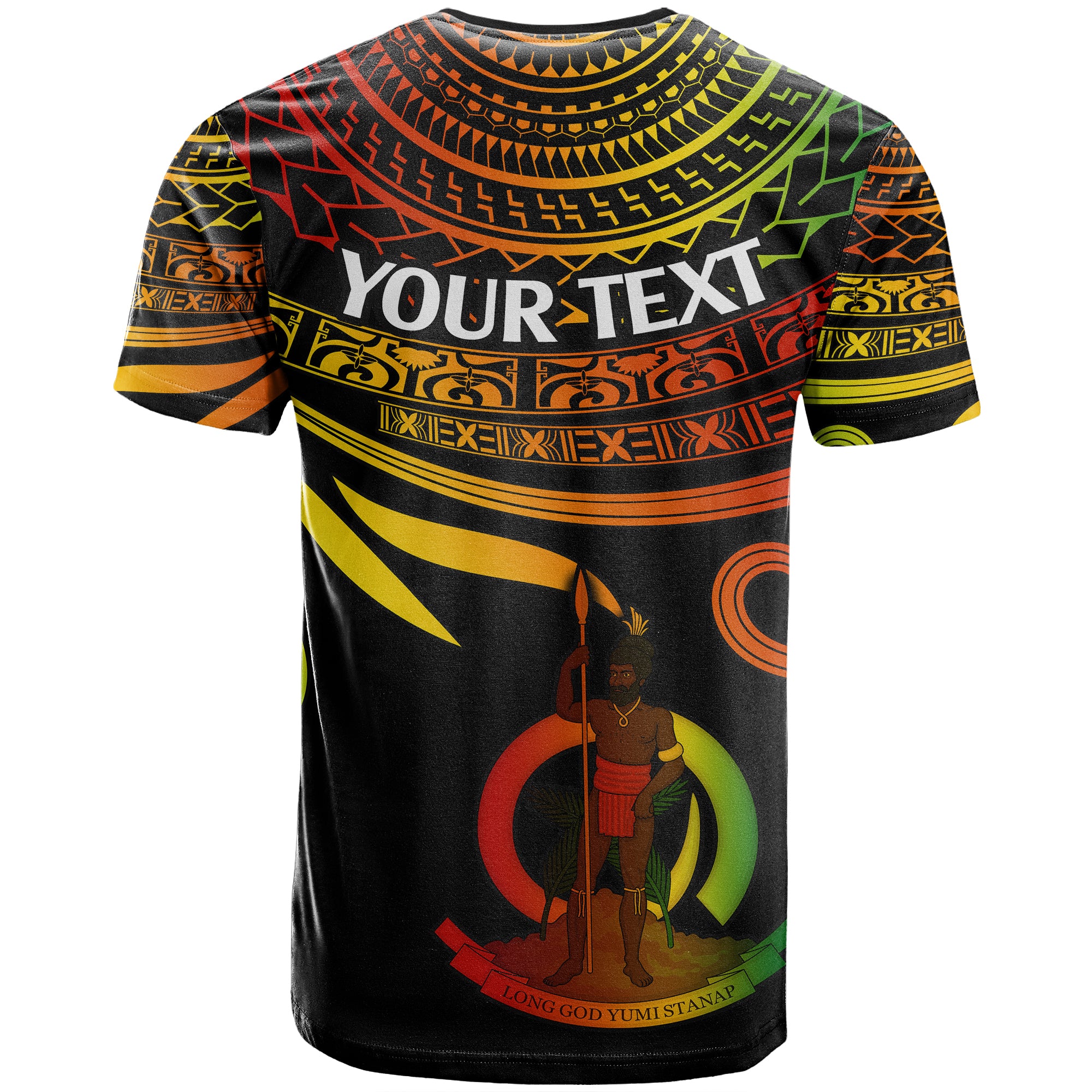 Custom Vanuatu T Shirt Happy 43rd Independence Anniversary Polynesian Proud To Be A Ni Van Ver2 - LH1