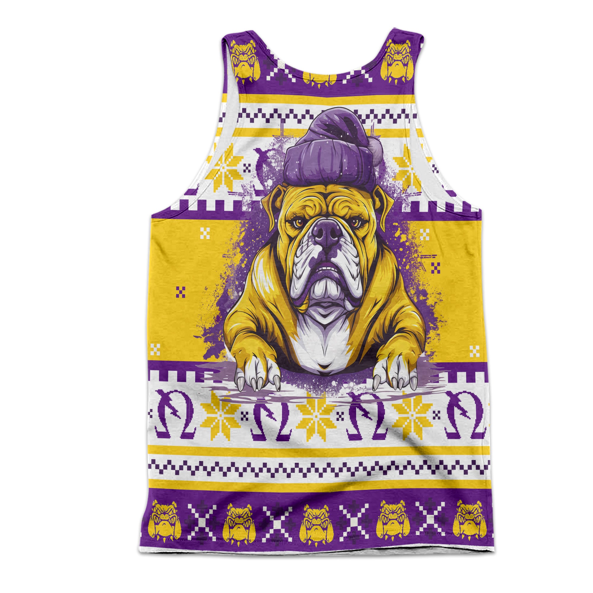 Fraternity Tank Top - OPP Christmas Bulldog Men Tank Top