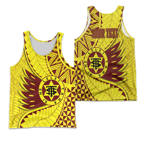 Custom Tonga High School Men Tank Top Tonga Golden Style