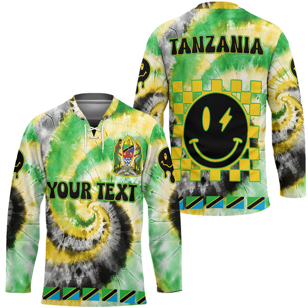 Tanzania Hockey Jersey Custom Tie Dye Style 1