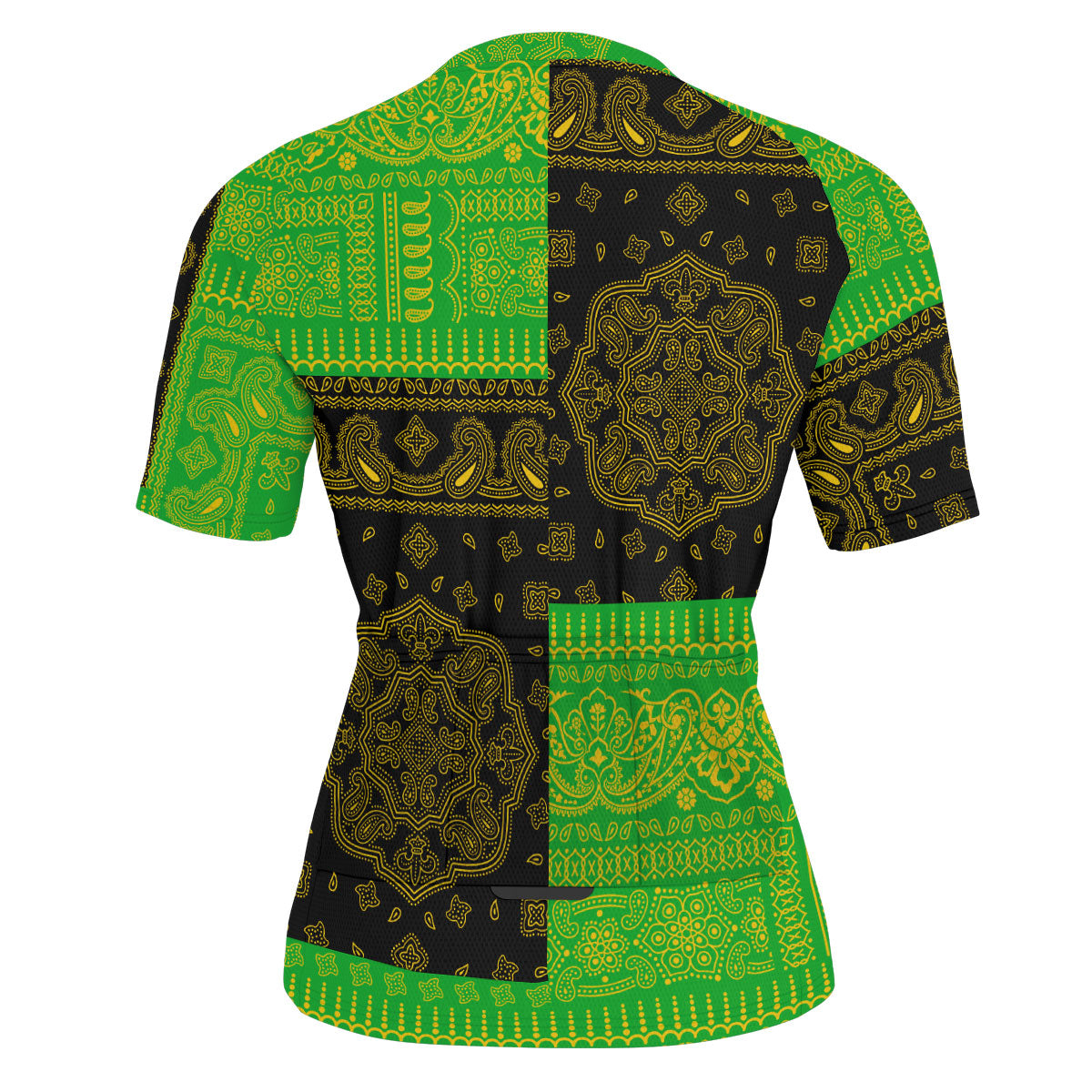 Tanzania Men Cycling Jersey Flag And Paisley Basic Style 3