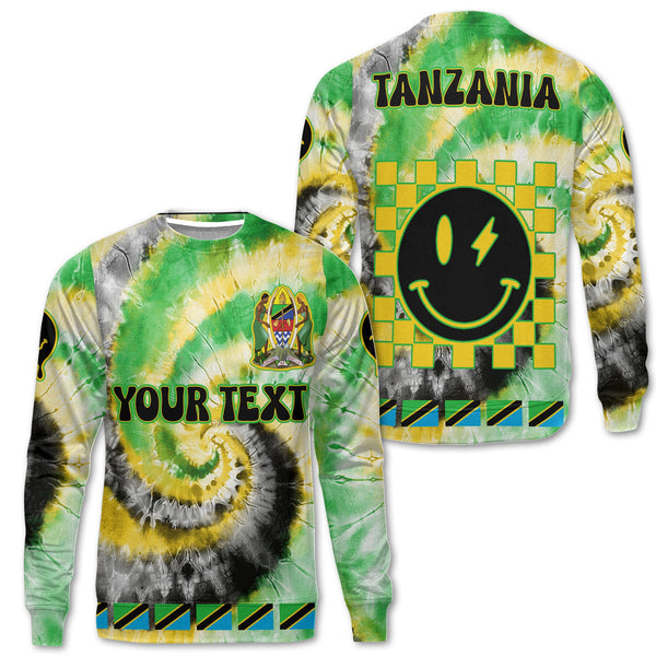 Tanzania Sweatshirt Custom Tie Dye Style 1