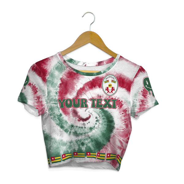 Togo Croptop T Shirt Custom Tie Dye Style 1