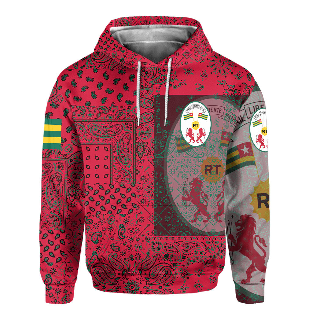 Togo Hoodie Paisley Flag And Skull Style 2