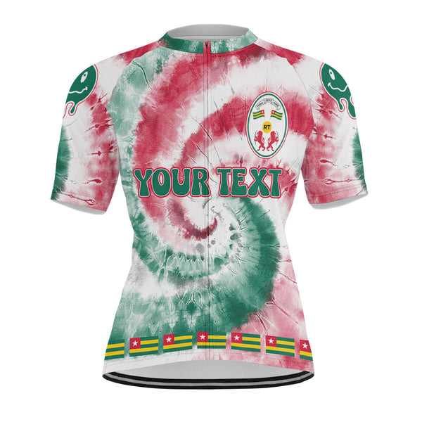 Togo Men Cycling Jersey Custom Tie Dye Style 1