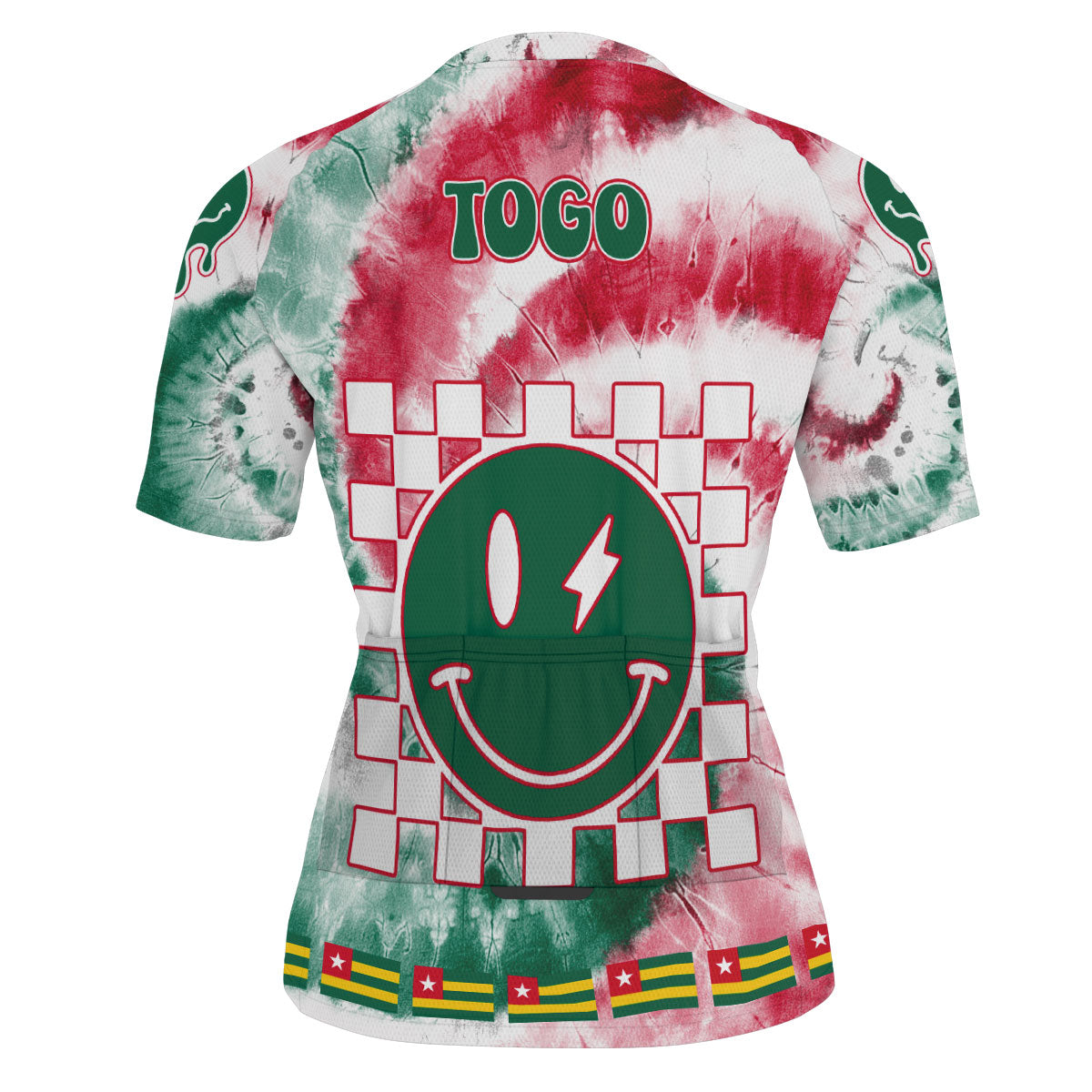 Togo Men Cycling Jersey Custom Tie Dye Style 3