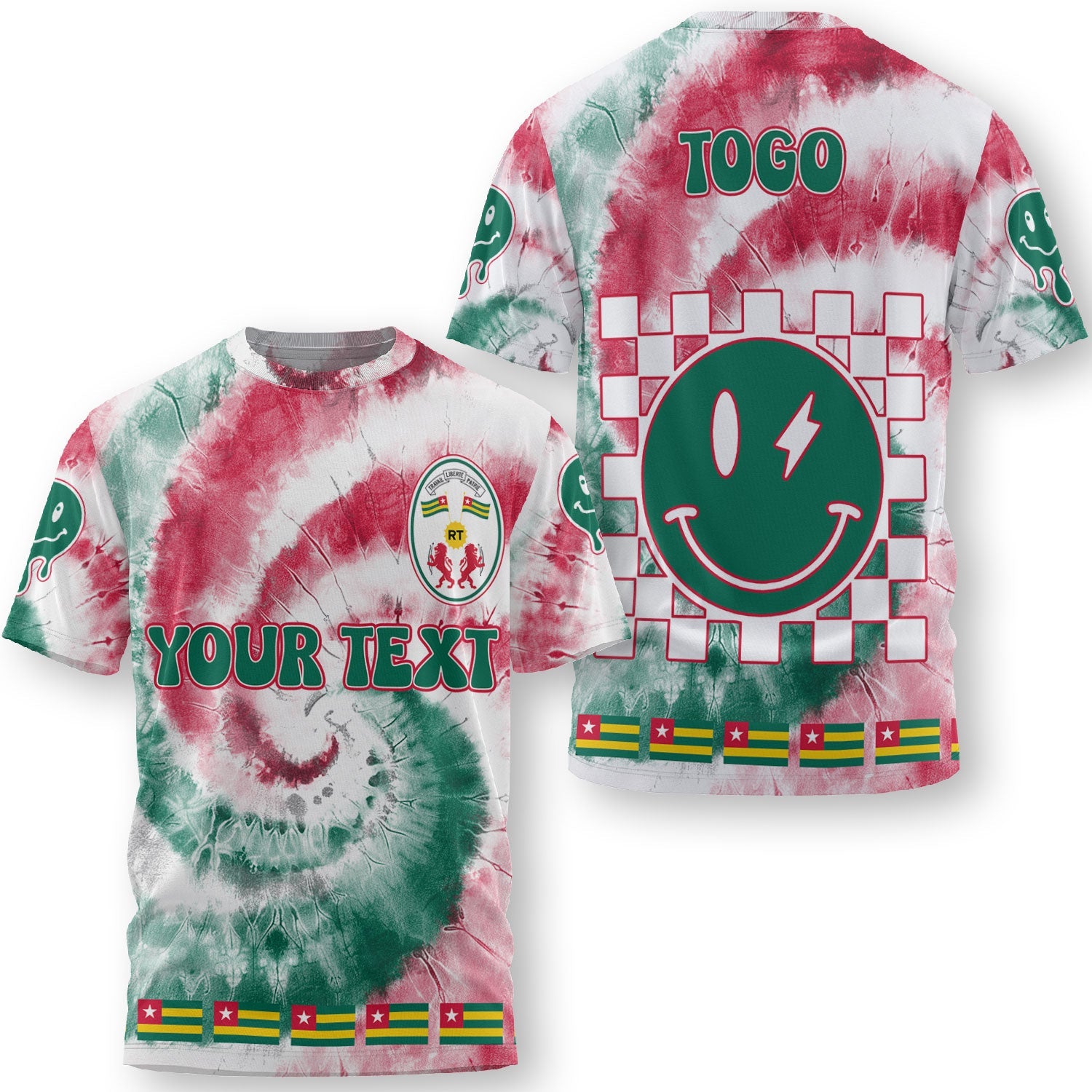 Togo T Shirt Custom Tie Dye Style 3