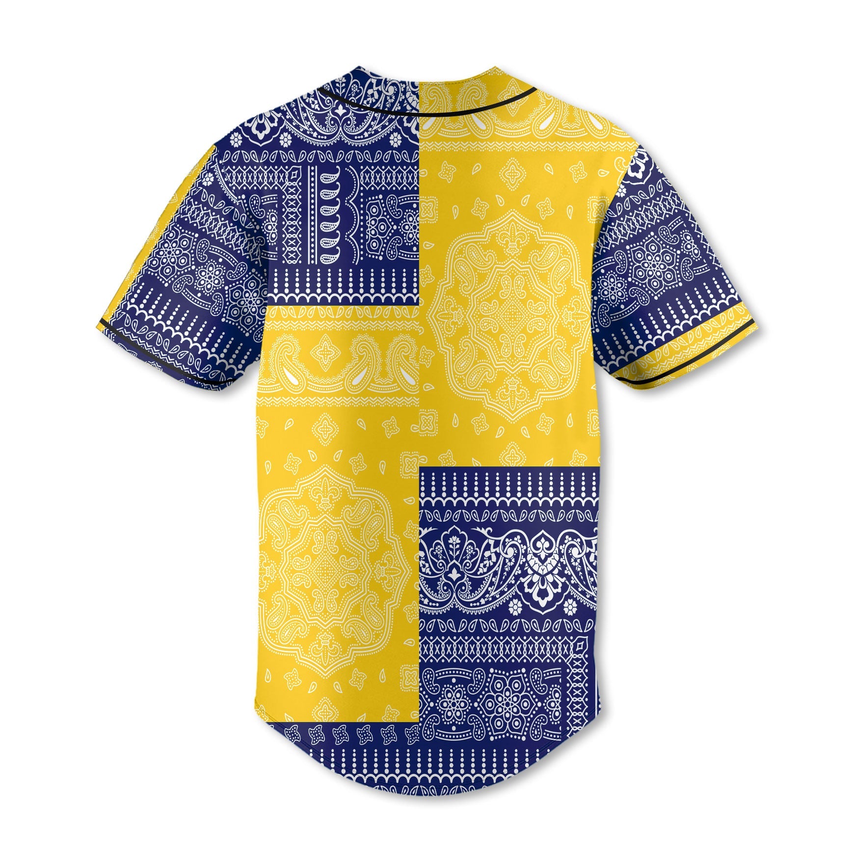 Tokelau Baseball Jersey Flag And Paisley Basic Style 3