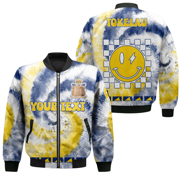 Tokelau Bomber Jacket Custom Tie Dye Style 1