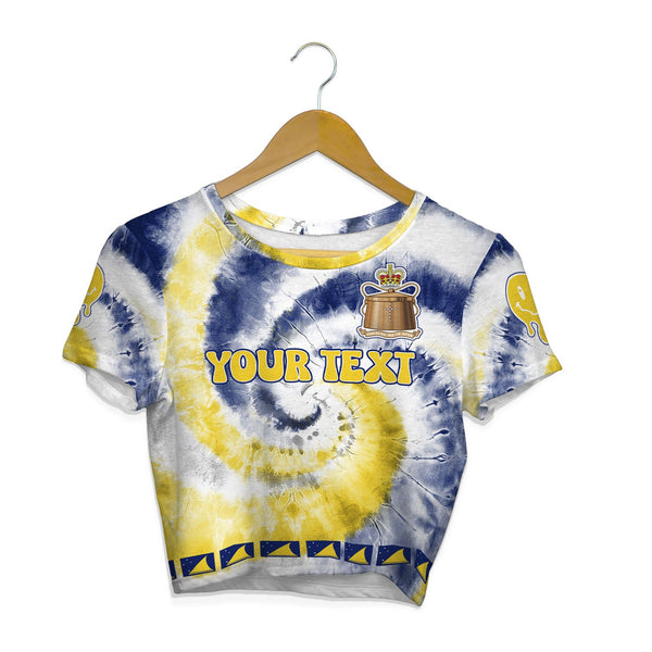 Tokelau Croptop T Shirt Custom Tie Dye Style 1