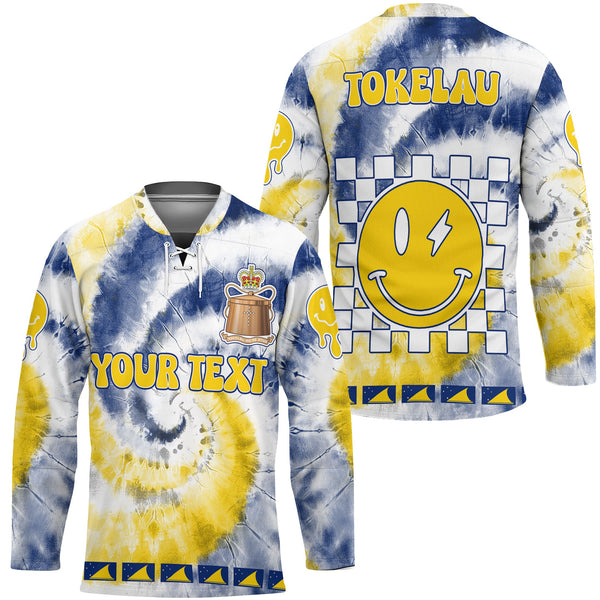 Tokelau Hockey Jersey Custom Tie Dye Style 1