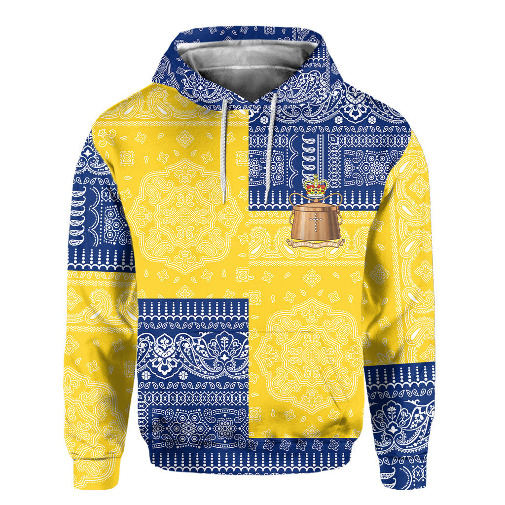 Tokelau Hoodie Flag And Paisley Basic Style 2