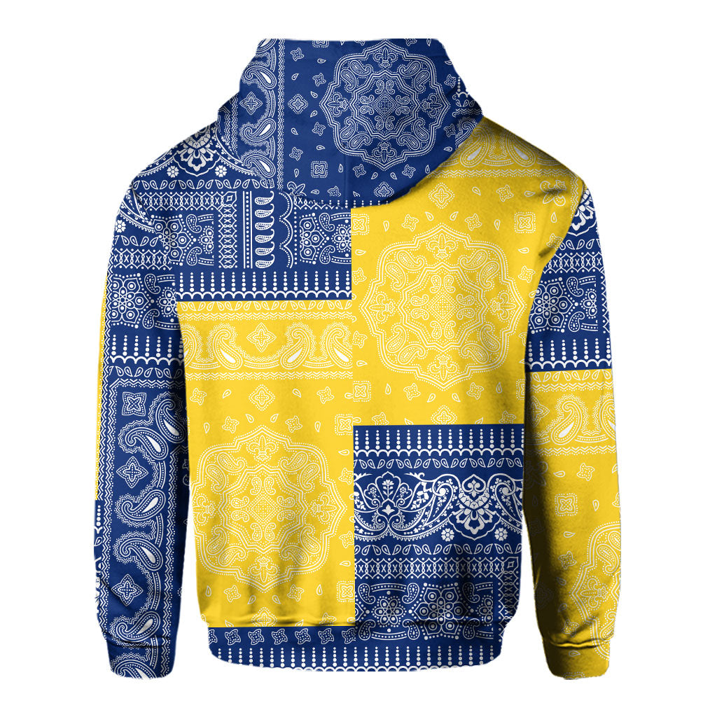 Tokelau Hoodie Flag And Paisley Basic Style 3