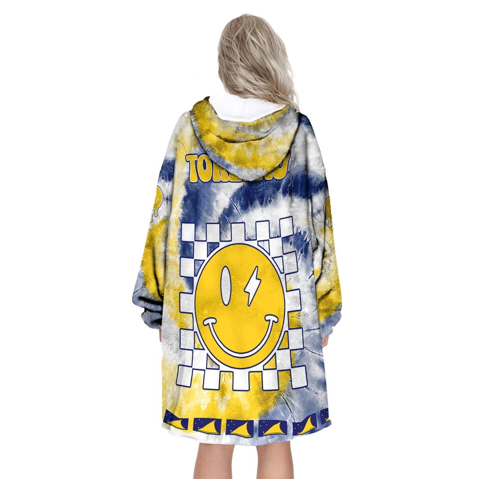 Tokelau Hoodie Blanket Custom Tie Dye Style 3