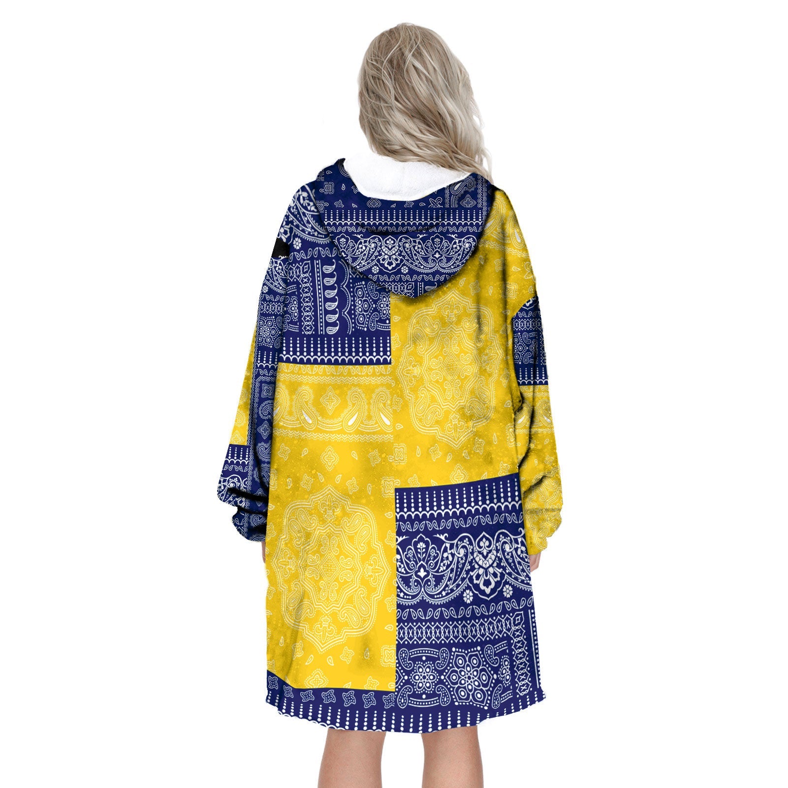 Tokelau Hoodie Blanket Flag And Paisley Basic Style 3