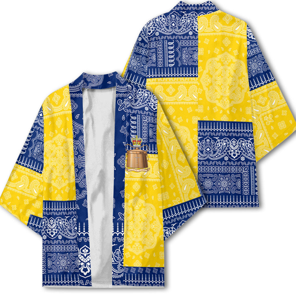 Tokelau Kimono Flag And Paisley Basic Style 1