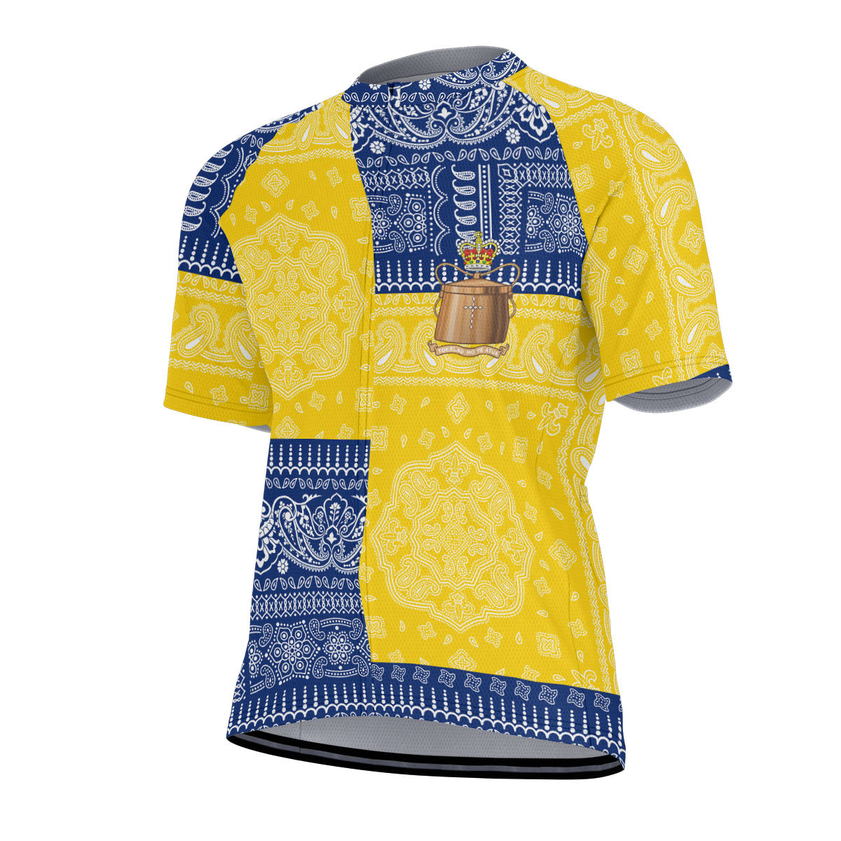 Tokelau Men Cycling Jersey Flag And Paisley Basic Style 2