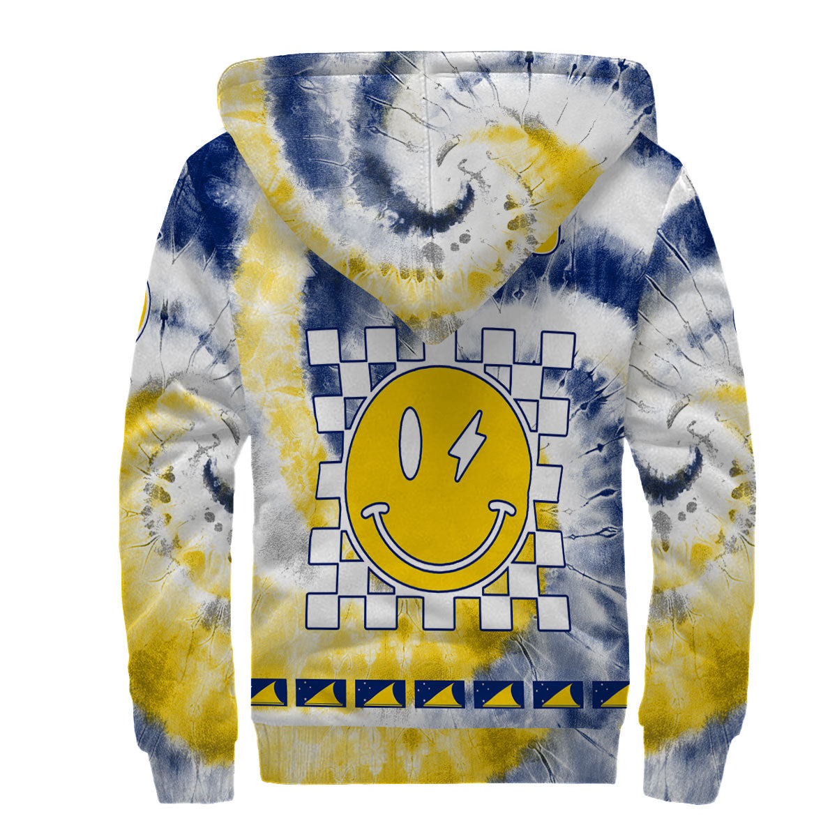 Tokelau Sherpa Hoodie Custom Tie Dye Style 2