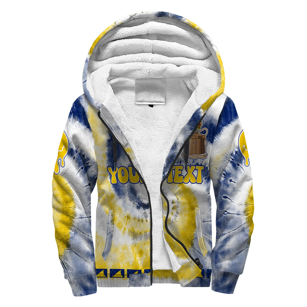 Tokelau Sherpa Hoodie Custom Tie Dye Style 3